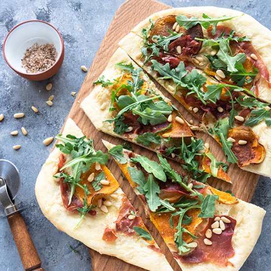 Prosciutto Butternut Squash Pizza