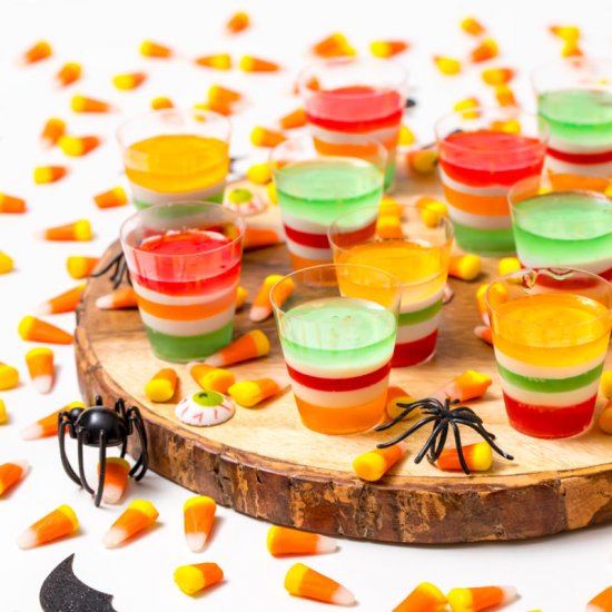 Halloween vodka Jell-O Shots