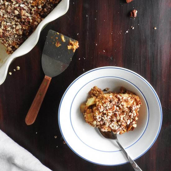 Baked Apple Pumpkin Oatmeal