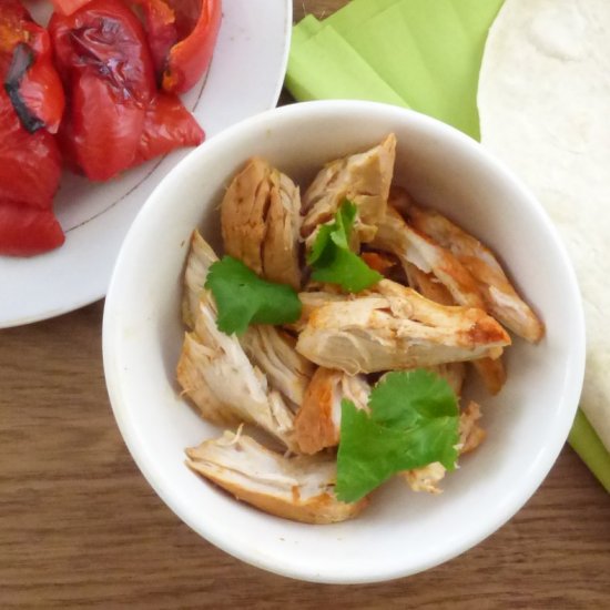 Easy Shredded Chicken with Paprika