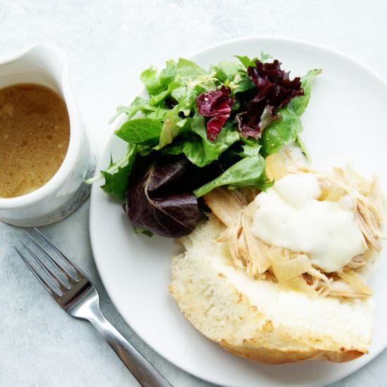 Slow Cooker Turkey French Dips