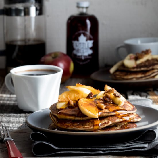 apple protein pancakes