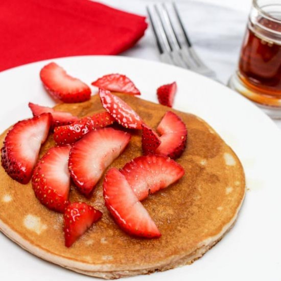 Simple Melted Ice-Cream Pancakes