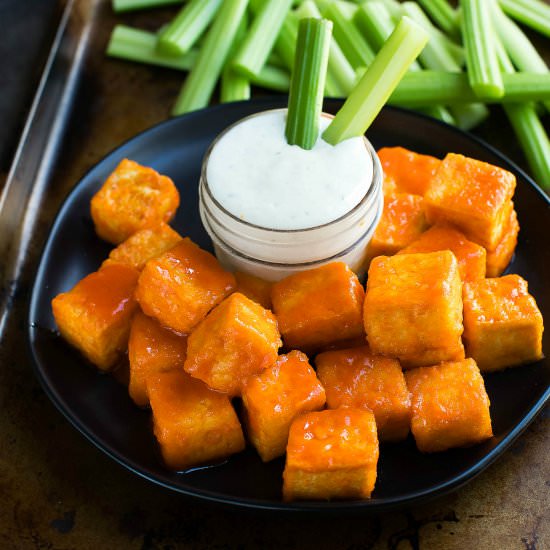 Buffalo Tofu Bites