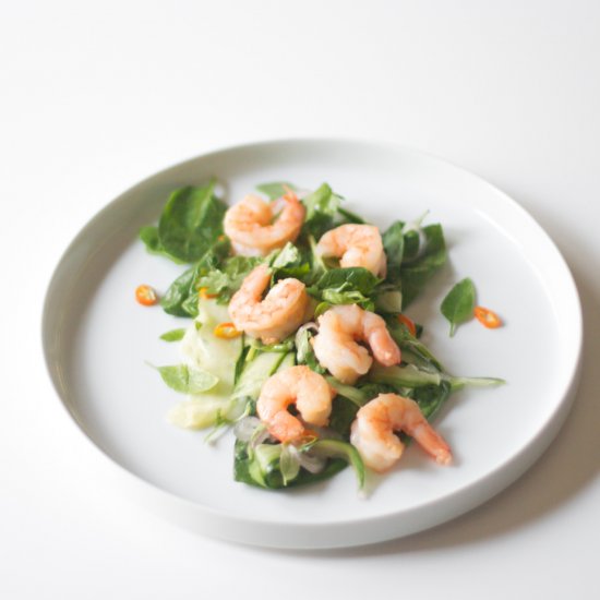 Thai Basil Shrimp Salad