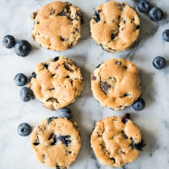 Mini Blueberry Sausage Scones