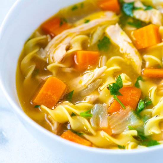 Homemade Chicken Noodle Soup