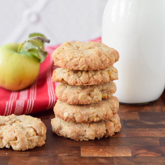 Gluten Free Apple Oatmeal Cookies