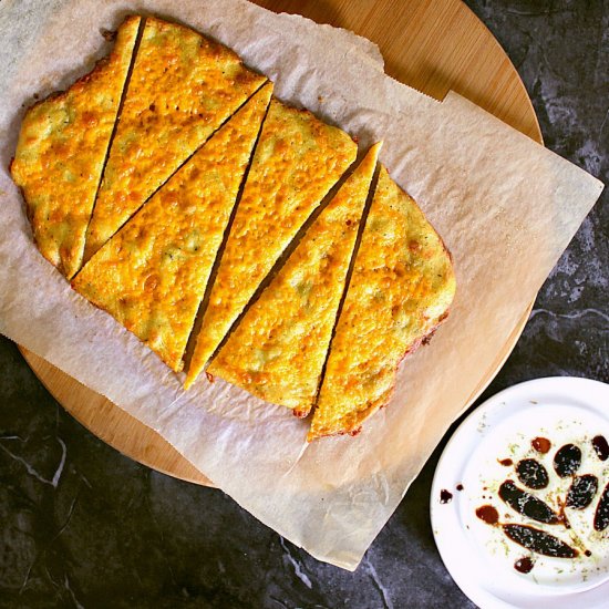 Cheesy Keto Flatbread