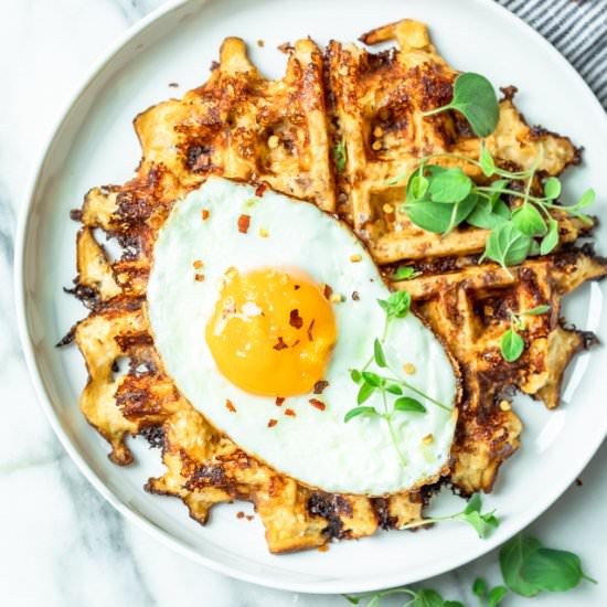 Cauliflower Waffles