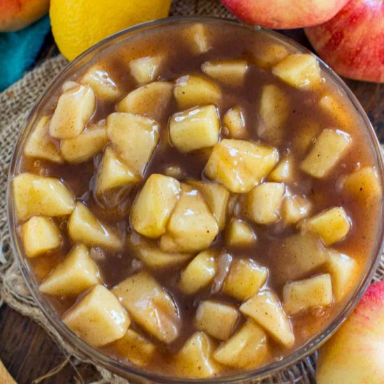 Homemade Apple Pie Filling