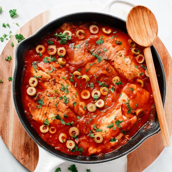 3-Ingredient Tilapia Skillet