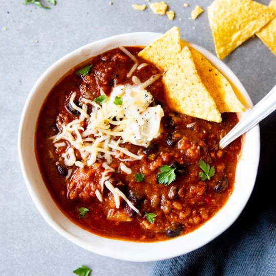 Instant Pot Pumpkin Chili