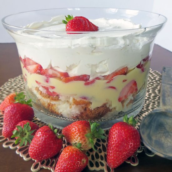 Strawberry Vanilla Trifle