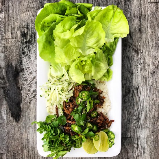 Lemongrass Short Rib Lettuce Wraps