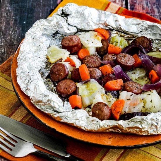 Low-Carb Autumn Tin Foil Dinners