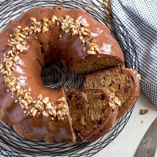 Streusel Zucchini Bundt Cake