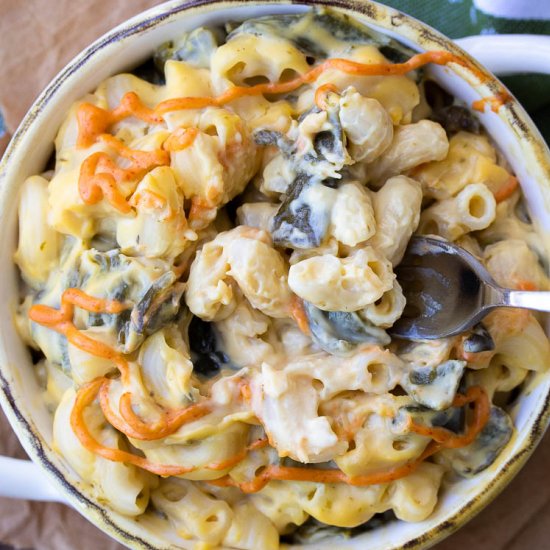 Roasted Poblano Mac and Cheese