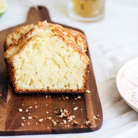 Cardamom Lime Loaf Cake