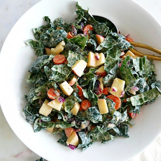 Chopped Kale Salad with Tahini