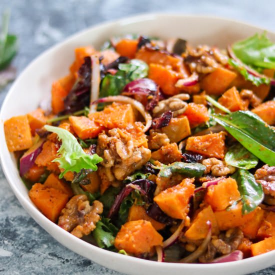 Whole30 Roasted Squash Salad