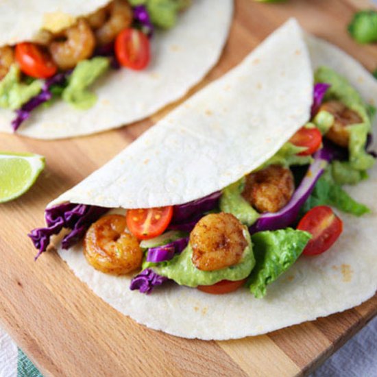 Spicy Shrimp Tacos