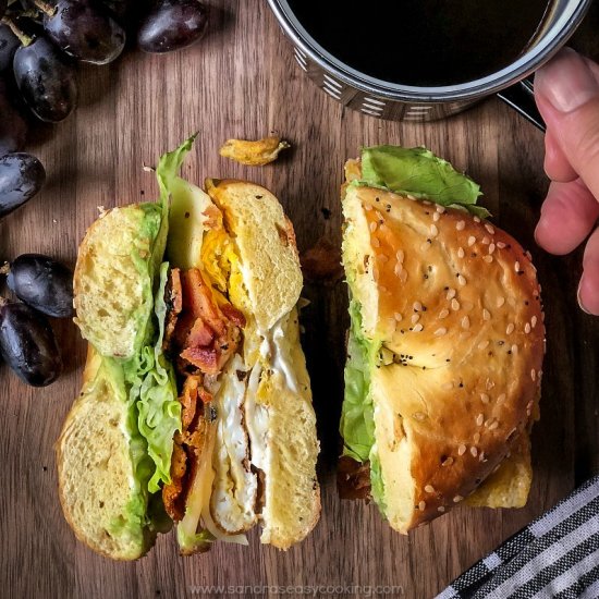 Brunch Bagel Sandwich