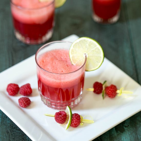 Raspberry Limeade Mocktail