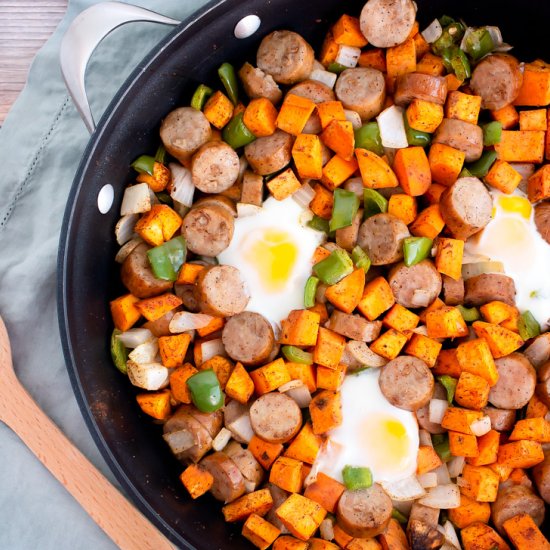 Sausage Sweet Potato Skillet