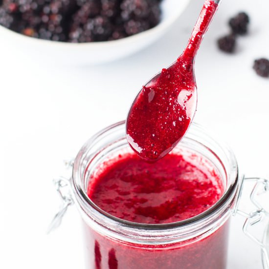 Easy Delicious Blackberry Syrup