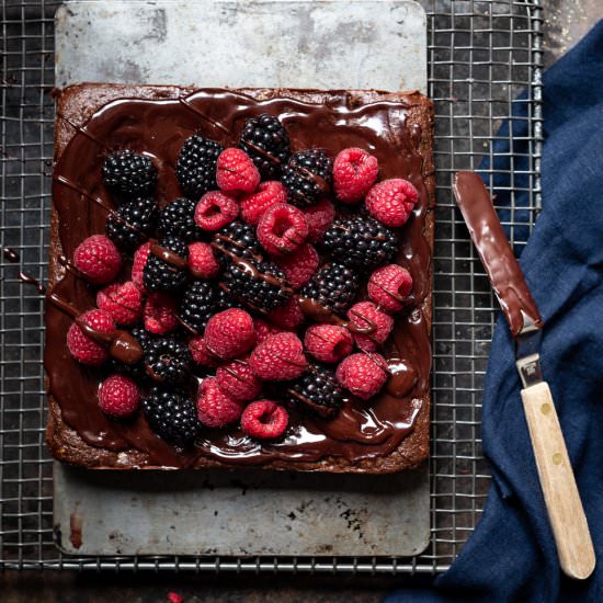 Healthy Dark chocolate brownies