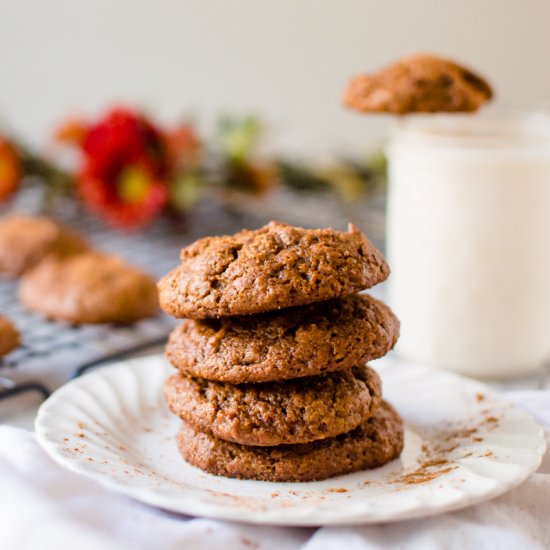 Pumpkin Almond Butter Cookies