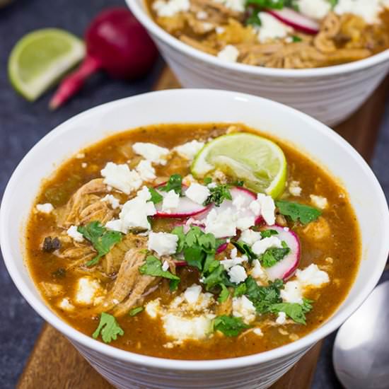 Slow Cooker Pork Posole