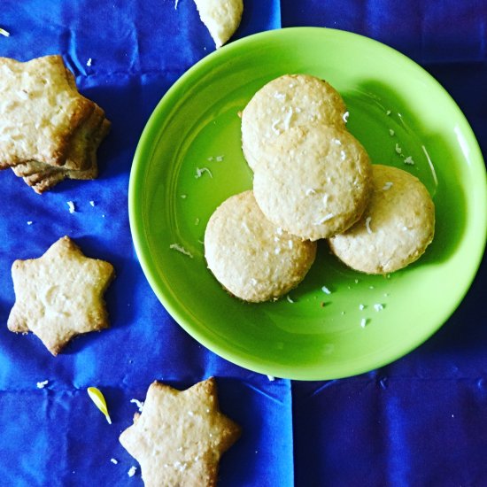 Egg-less Coconut Cookies