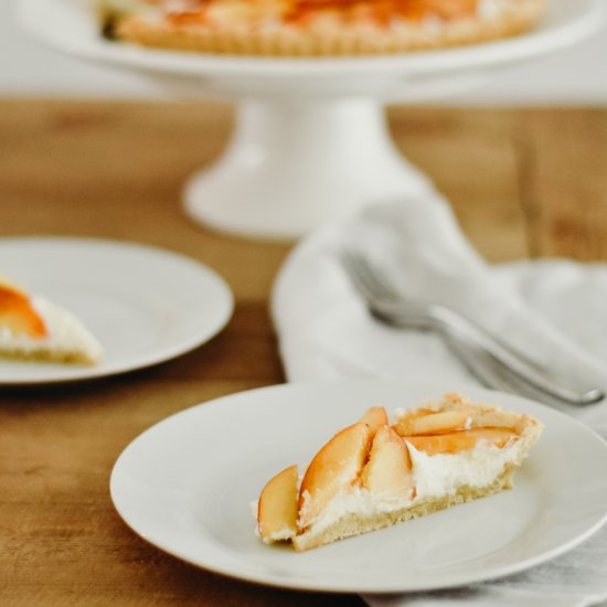 Nectarine Mascarpone Tart