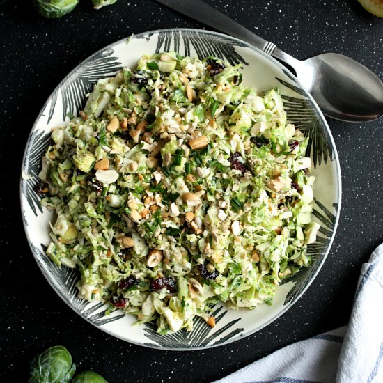 Crunchy Brussels Sprout Slaw