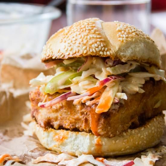 Fried Tofu Sandwiches