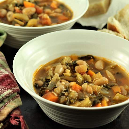 Swiss Chard and White Bean Stew