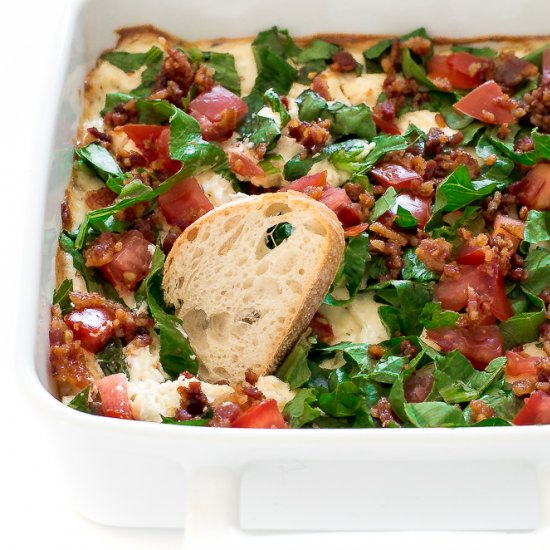 Easy Baked BLT Dip