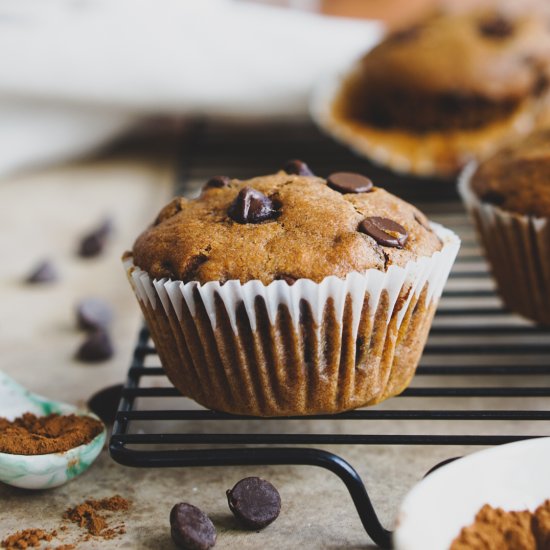 Chocolate-Chip Pumpkin Muffins