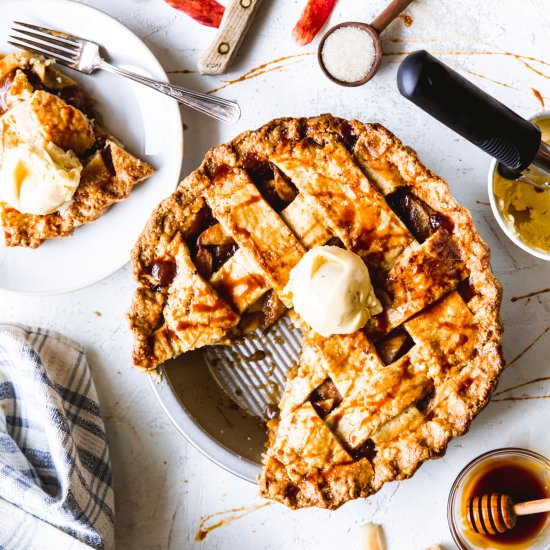 Salted Caramel Apple Pie