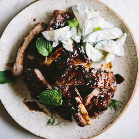 Tandoori Ribs with Tamarind Glaze