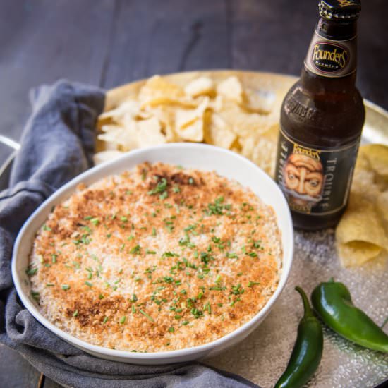 Jalapeño Popper Beer Cheese Dip