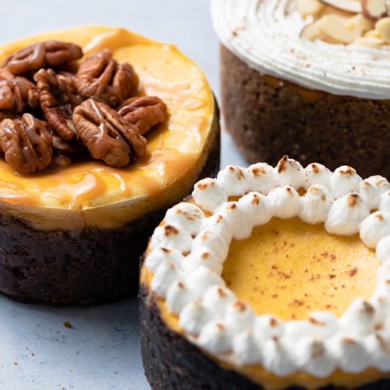 Mini Pumpkin Cheesecake