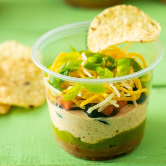 7 Layer Dip Cups