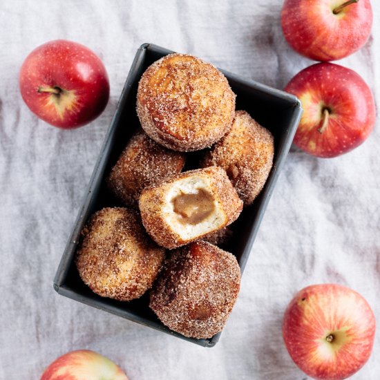 Vegan Apple Butter Filled Cinnamon