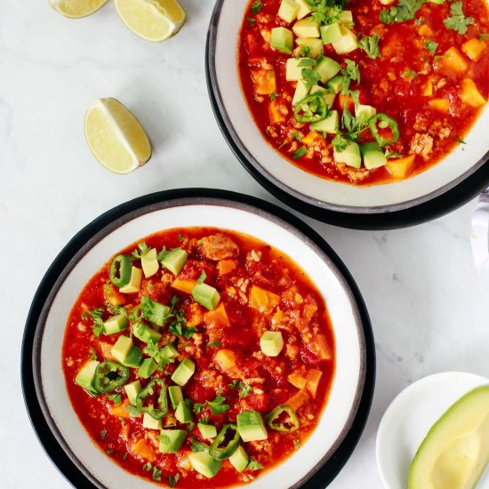 Whole30 Pumpkin Chili