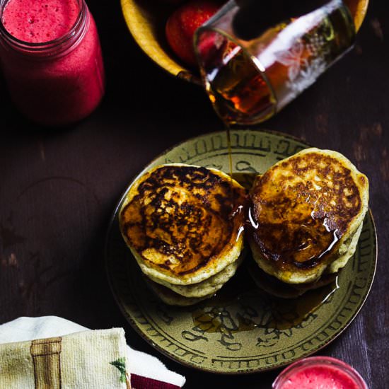 Pumpkin Pie Spiced Pancakes