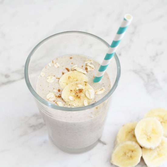 Banana Oat Breakfast Smoothie