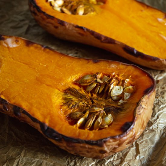 Roasting Butternut & RedKuri Squah